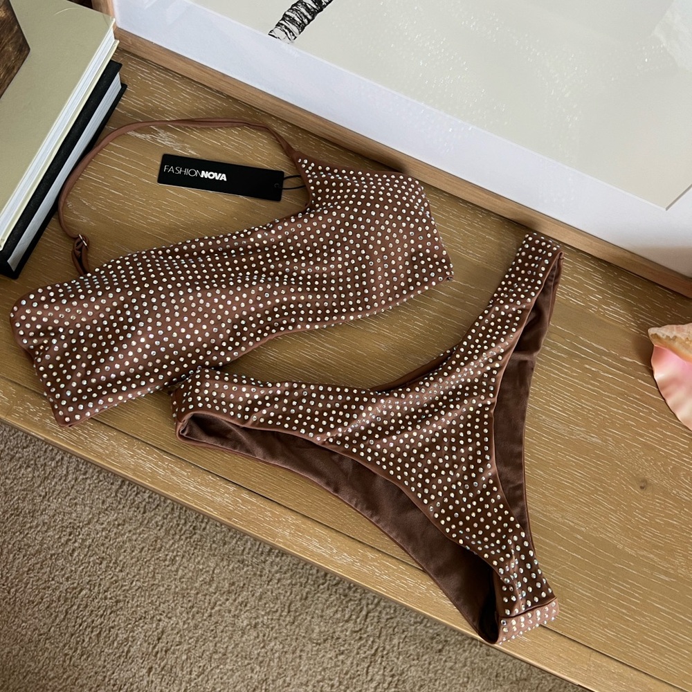 Embellished bikini